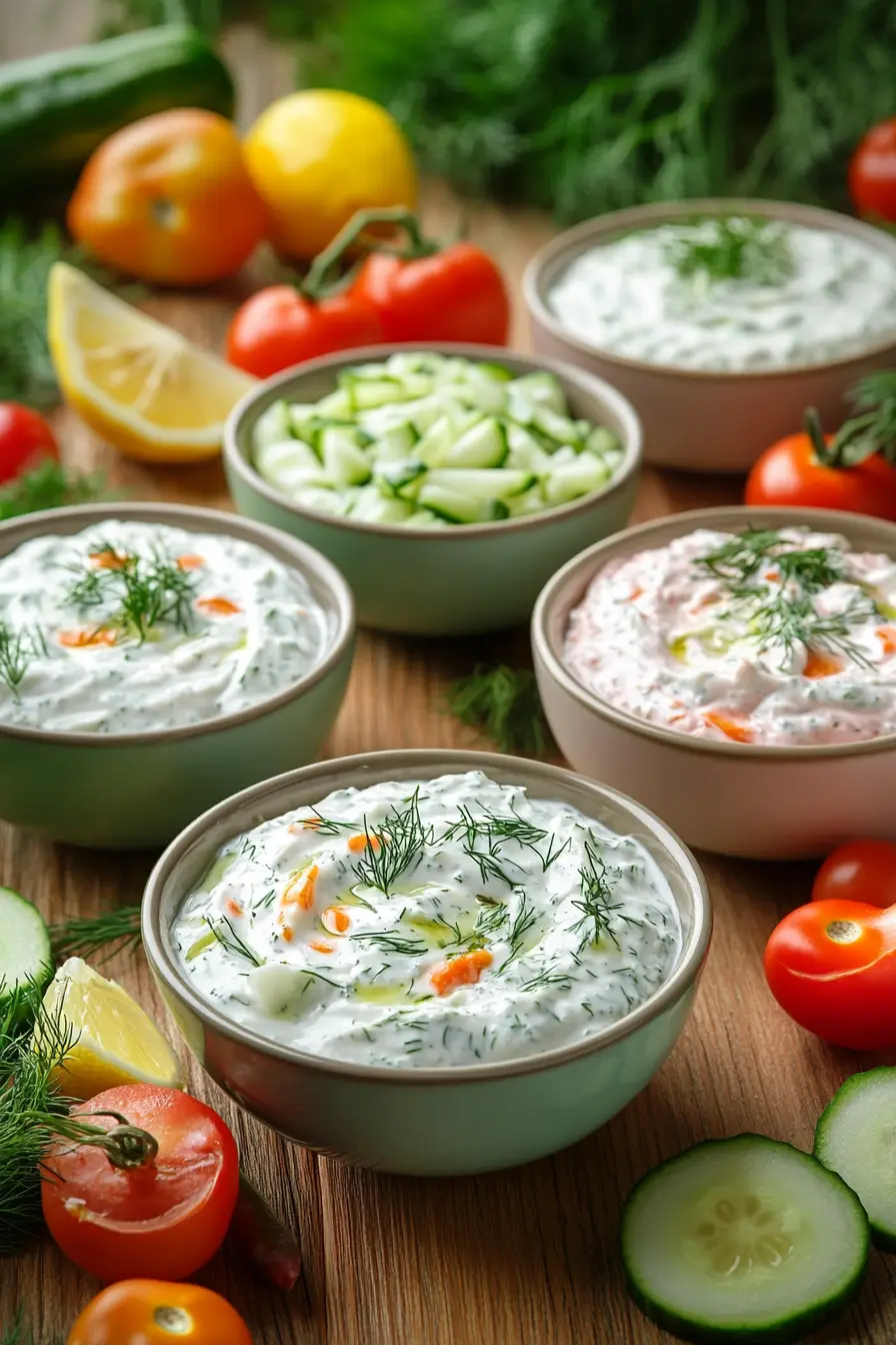 Apprenez a preparer des trempettes healthy a base de yaourt pleines de fraicheur