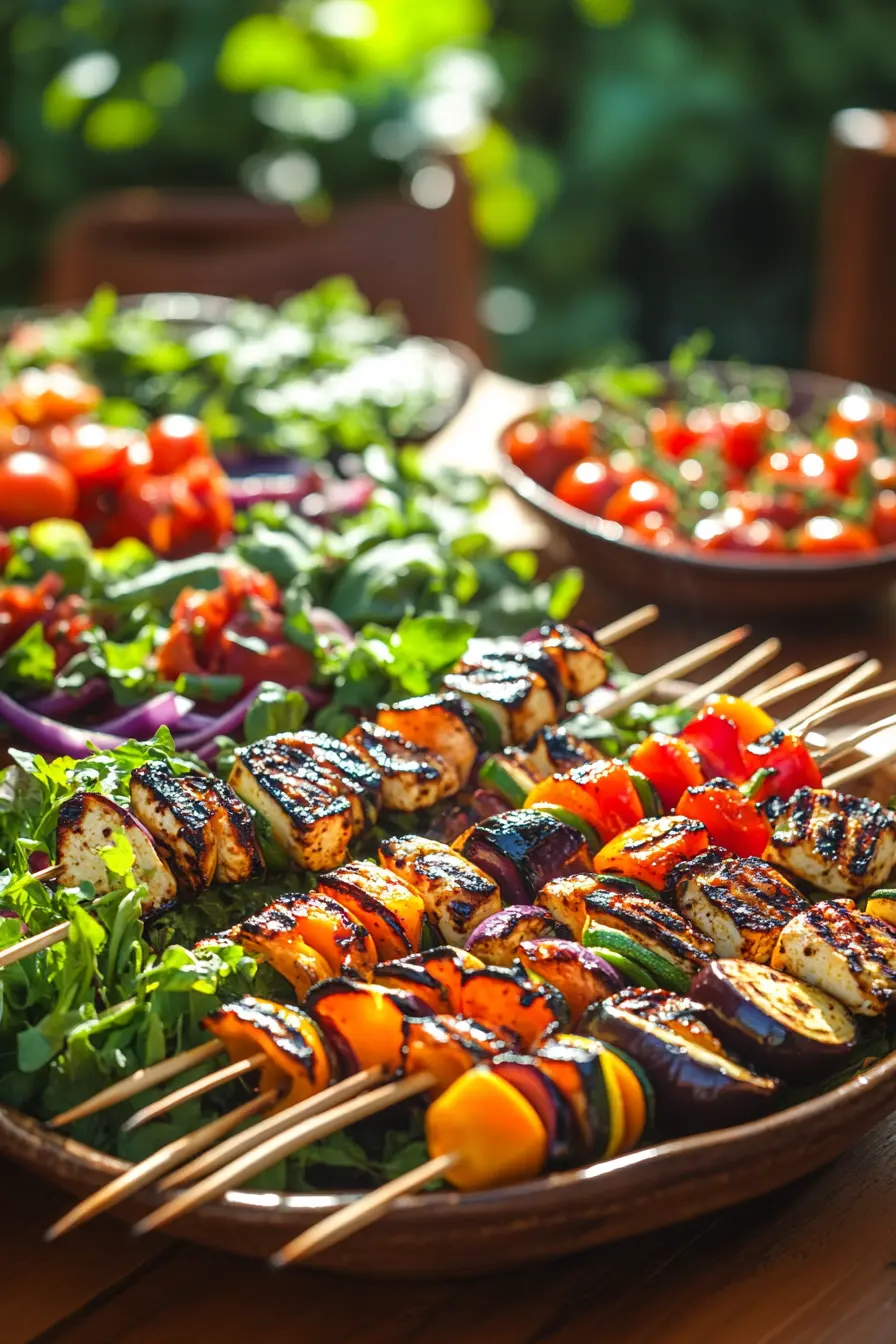 Barbecue healthy pour repas equilibre aux legumes grilles