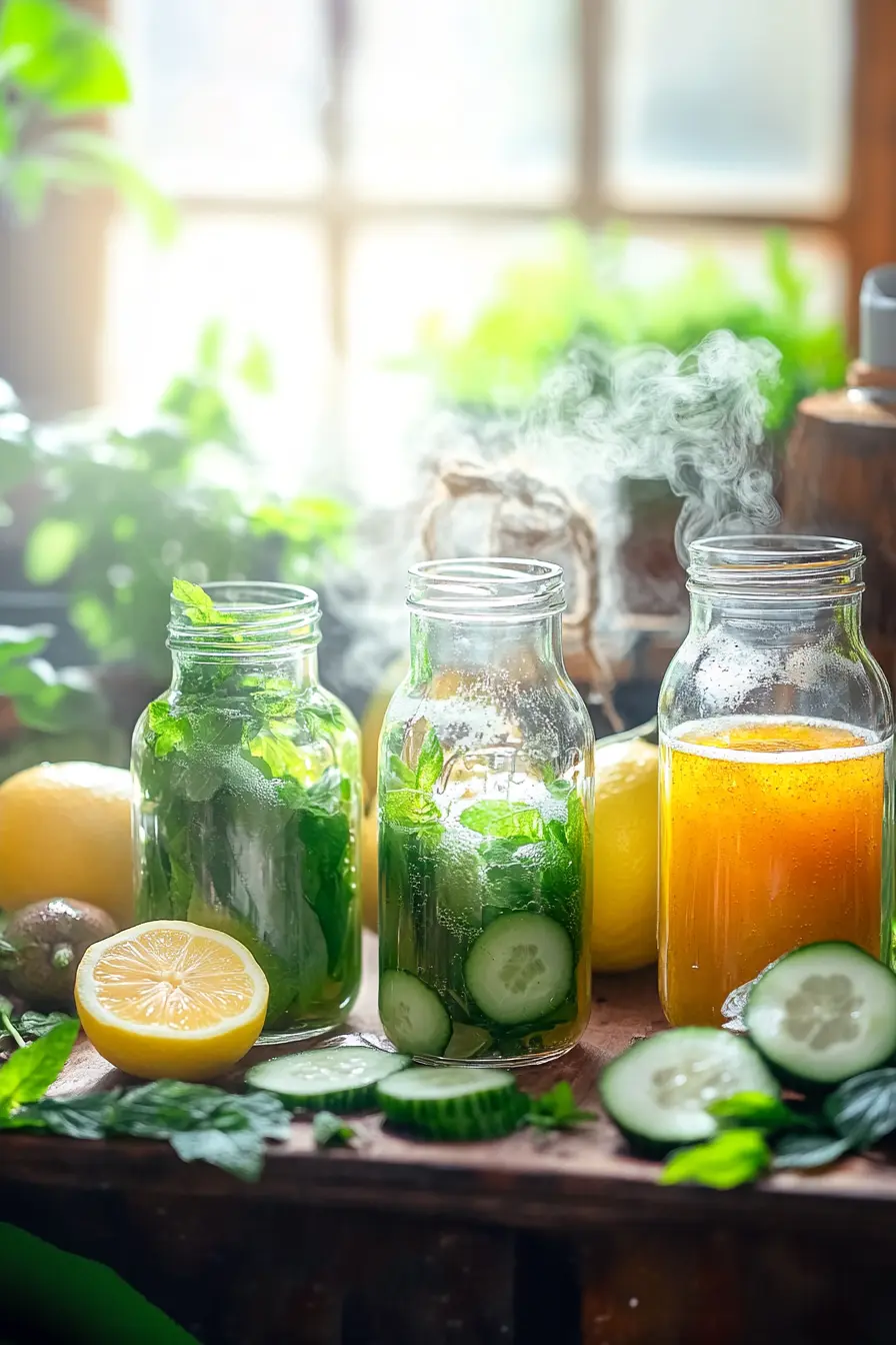 Boissons detox maison naturelles pour une vitalite retrouvee