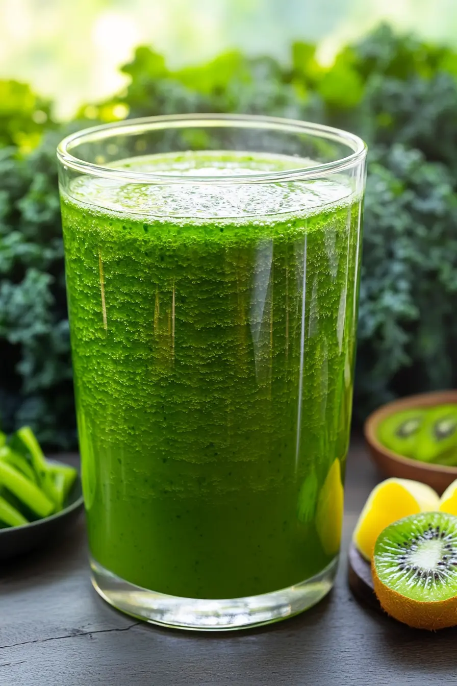Boostez votre journee avec un smoothie vert pour energie sain