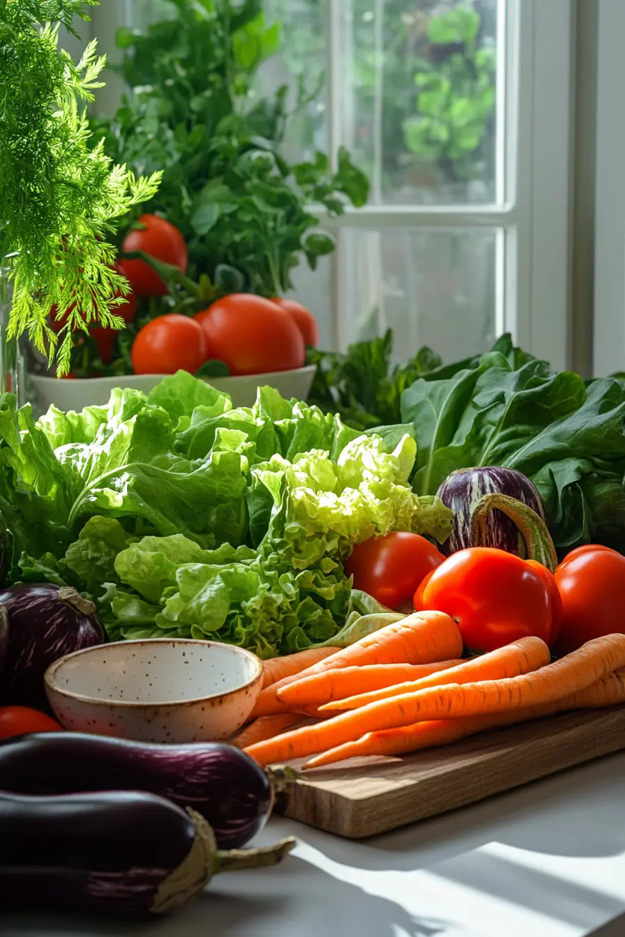 Creez des menus equilibres legumes varies aux saveurs naturelles et colorees