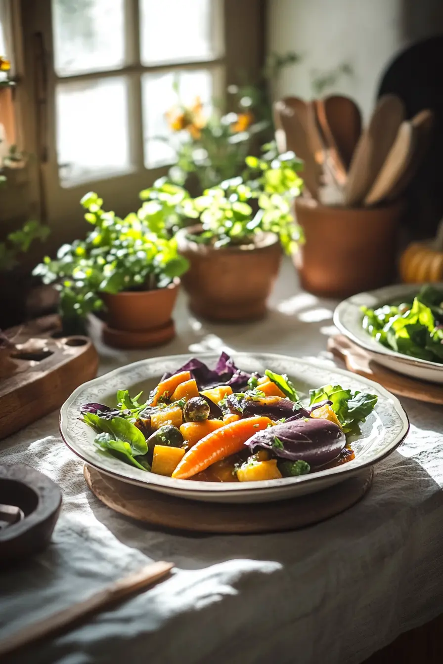 Cuisinez des plats francais riches en legumes pleins de couleurs et de fraicheur