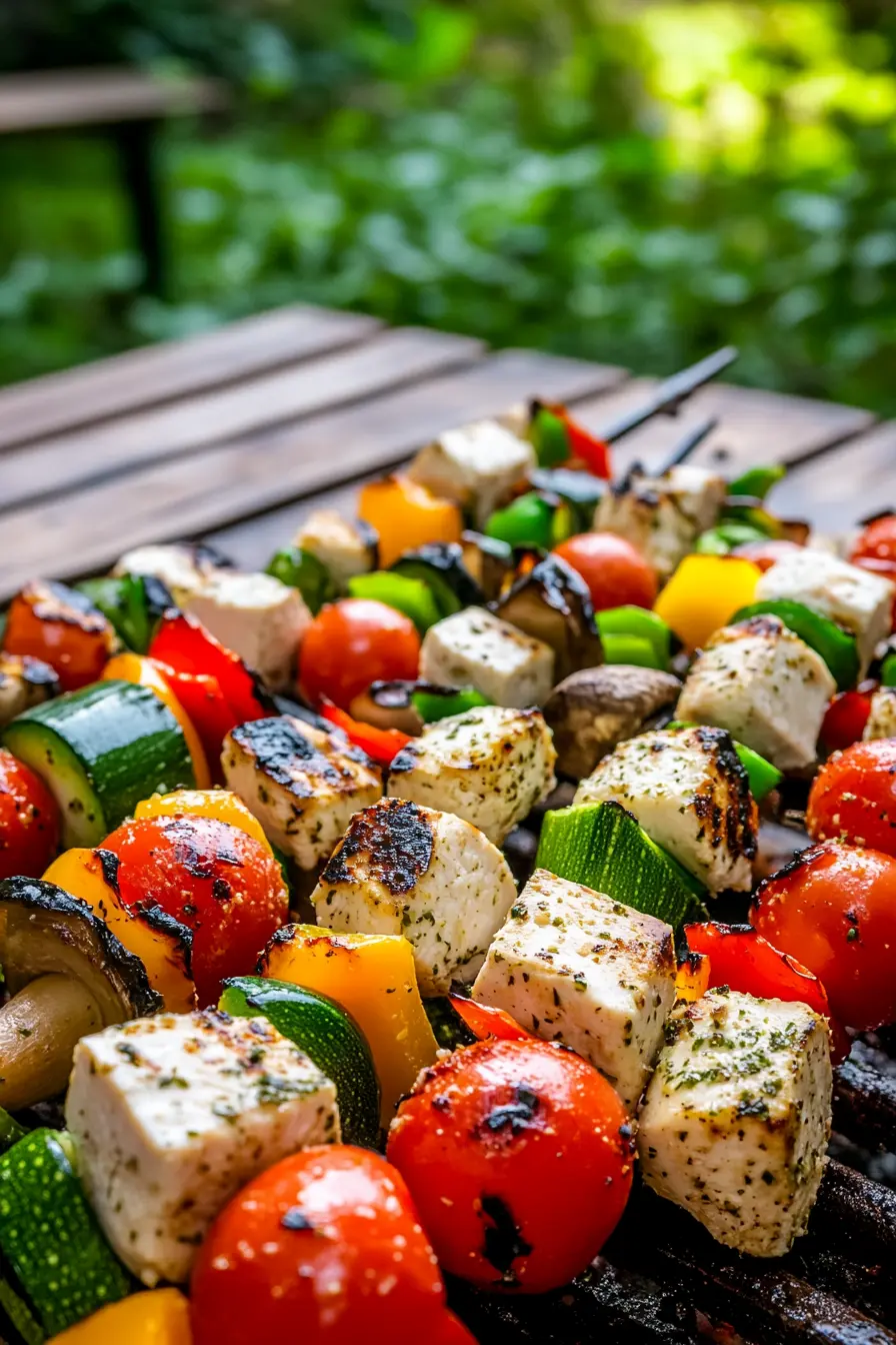 Decouvrez des brochettes saines pour grillades maison pleines de couleurs et de fraicheur