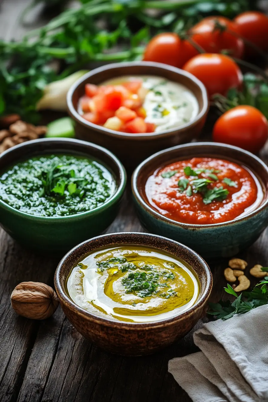 Decouvrez des sauces maison riches en proteines pour des trempettes saines