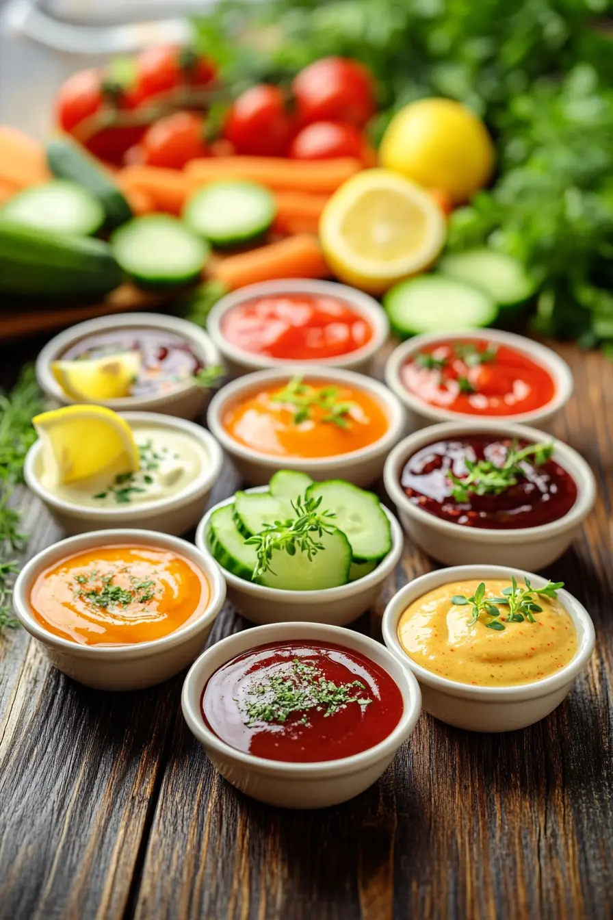 Decouvrez des sauces maison sans matieres grasses pour sublimer vos trempettes