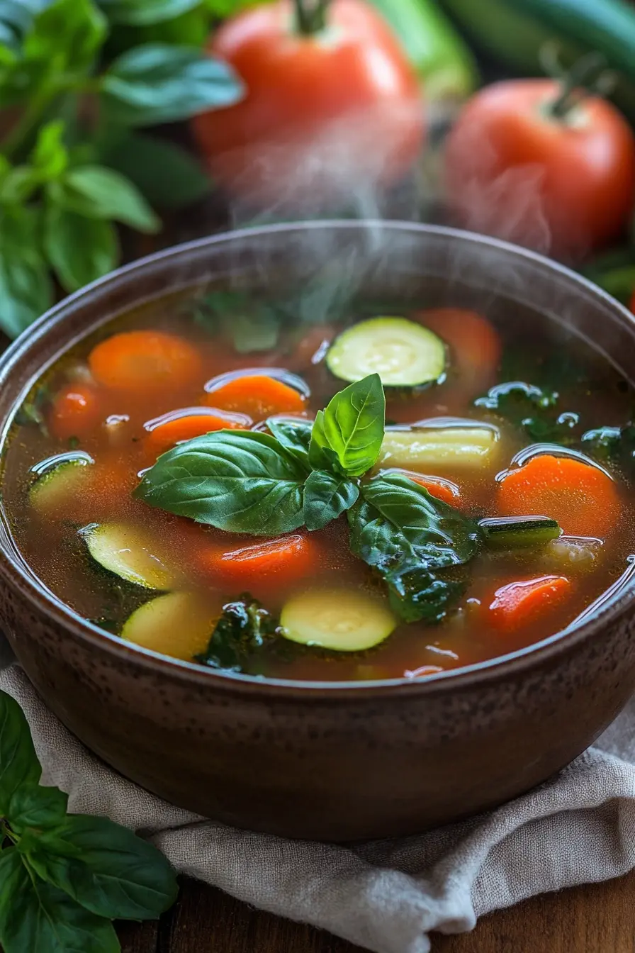 Decouvrez la recette soupe rustique legumes frais pleine de saveurs naturelles