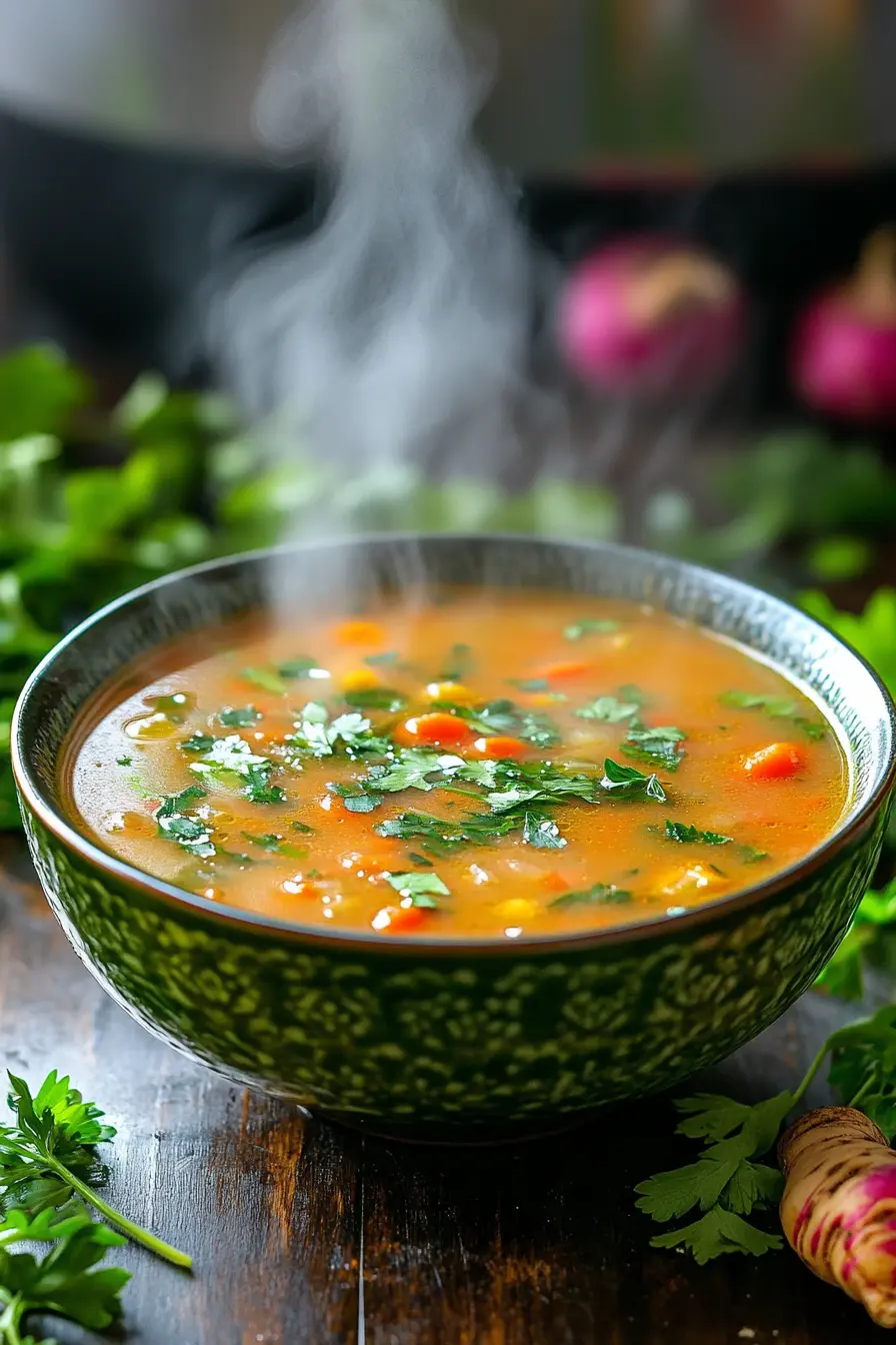 Decouvrez la soupe detox naturelle et nourrissante ideale pour revitaliser votre corps