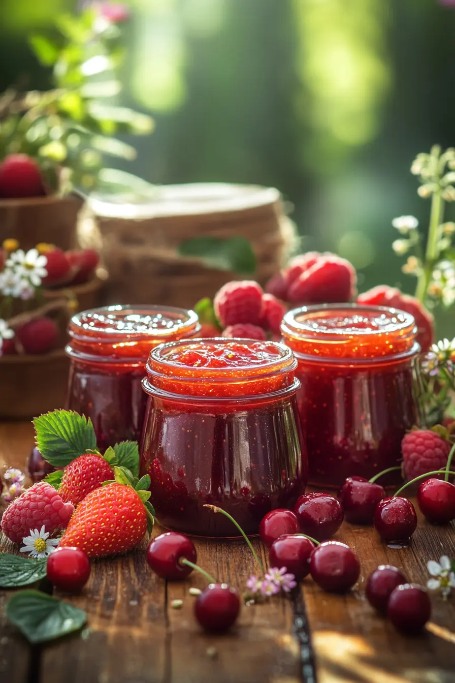Decouvrez les confitures aux fruits rouges maison pour une gourmandise saine