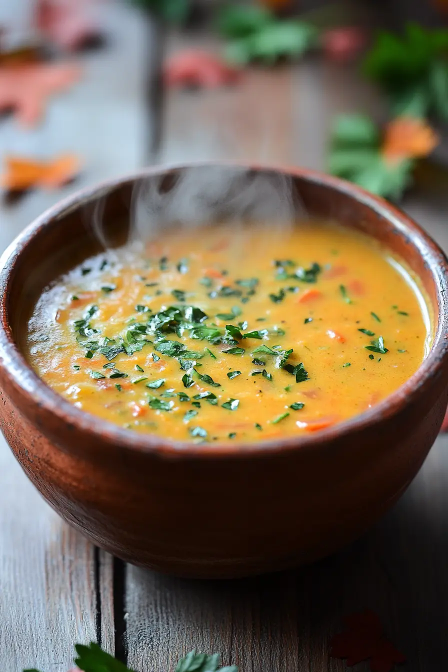 Decouvrez une idee soupe reconfortante sans lactose facile a preparer