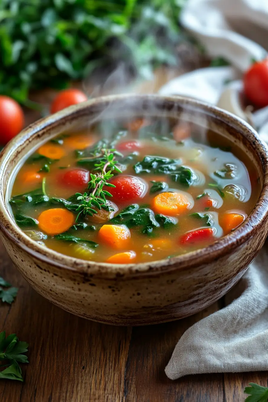 Decouvrez une soupe healthy rapide et equilibree pour vos repas reconfortants