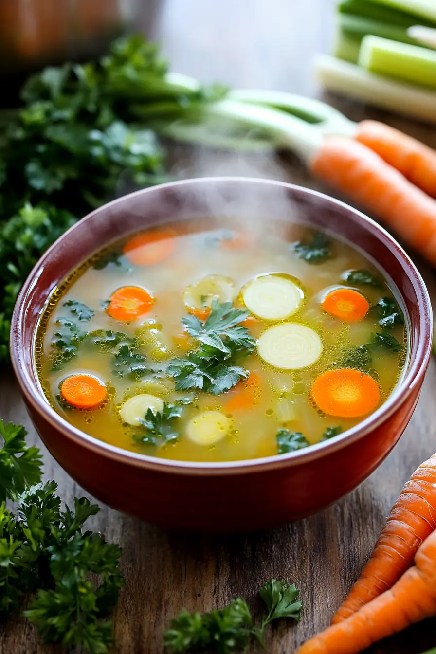 Decouvrez une soupe legere et savoureuse hiver pour rechauffer vos soirees