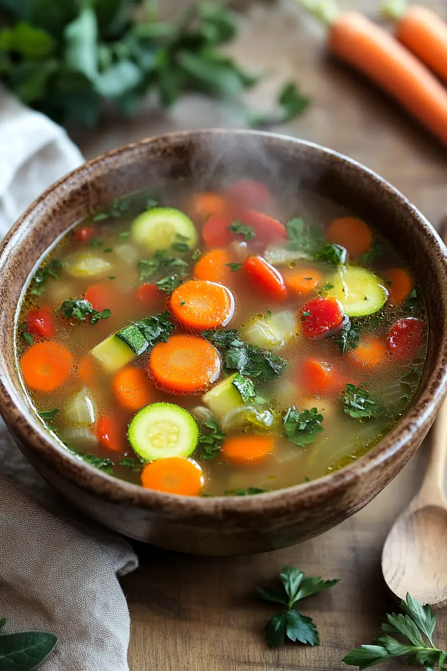 Decouvrez une soupe maison facile sans viande pour un reconfort naturel