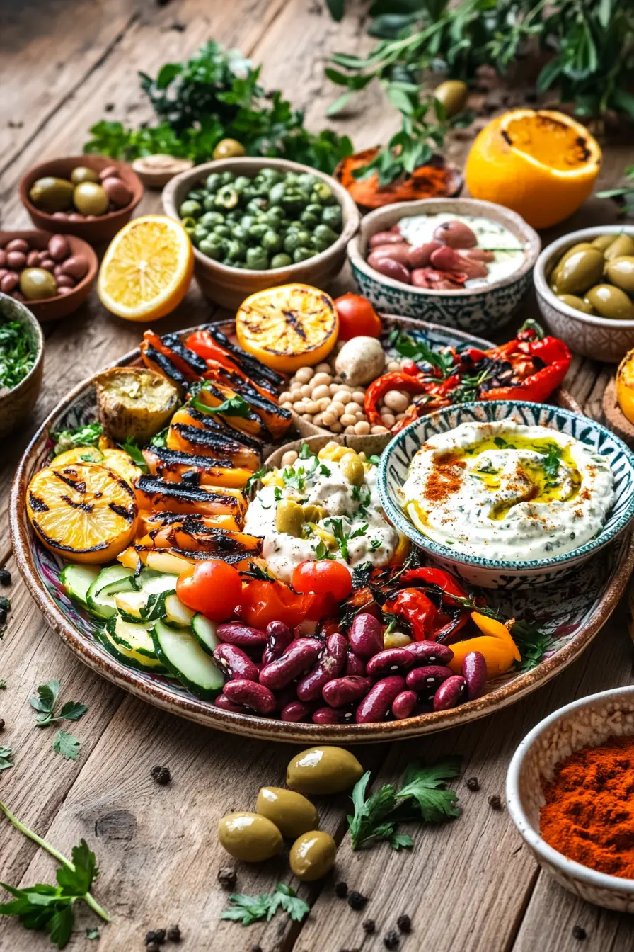 Explorez les delicieux plats mediterraneens sans viande rouge pour une cuisine saine