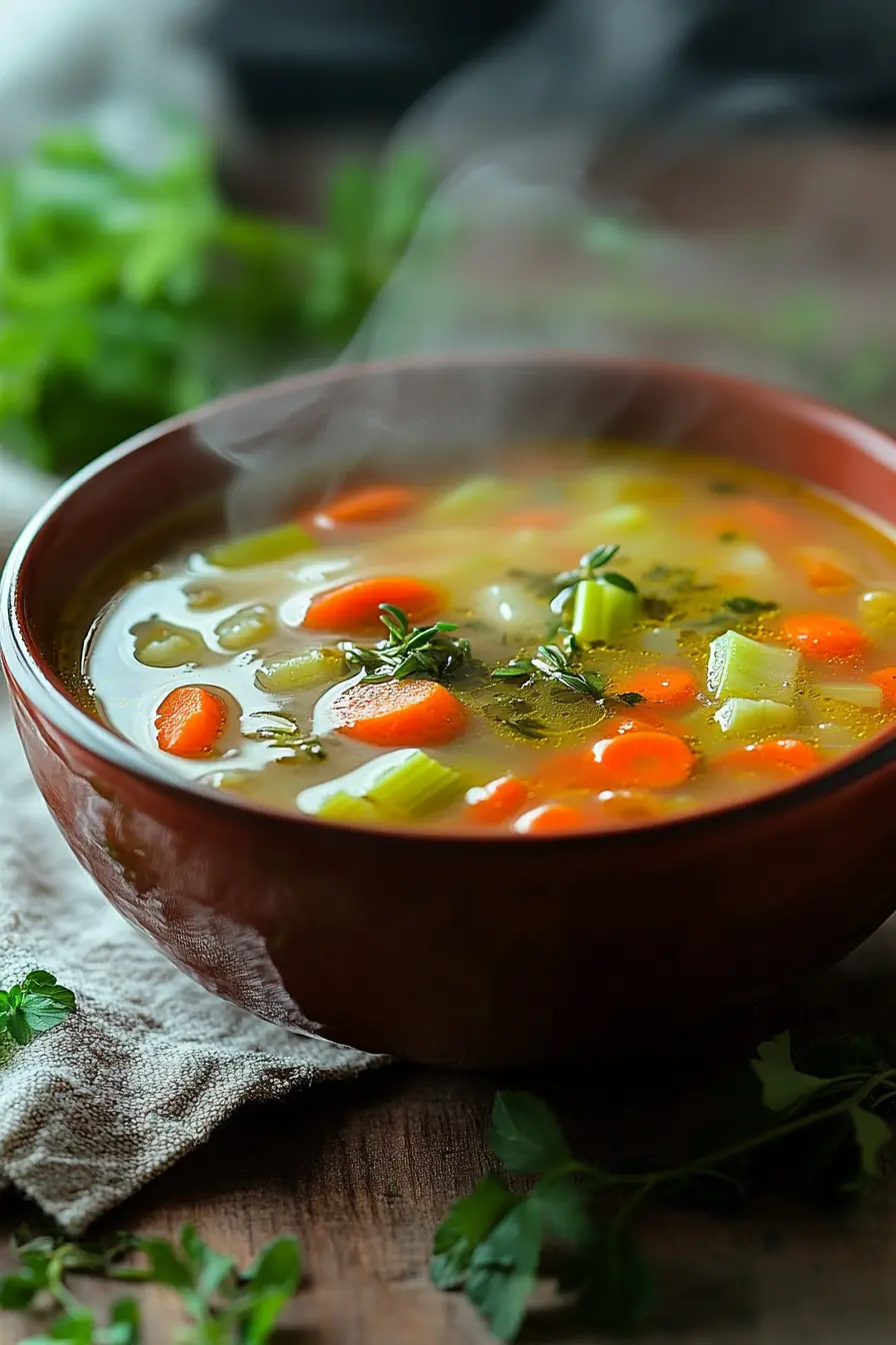 Explorez une recette soupe saine et gourmande aux saveurs naturelles et reconfortantes