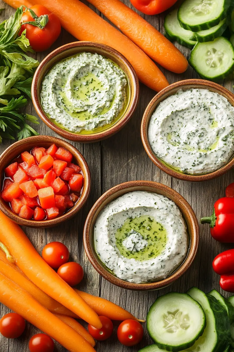 Idees colorees de trempettes aux legumes fraiches pour une alimentation equilibree