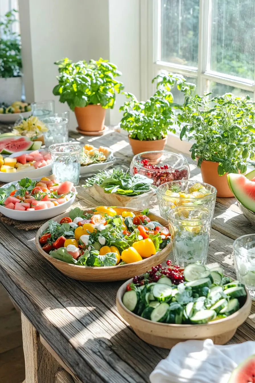 Idees de repas legers dete pour une cuisine fraiche et saine