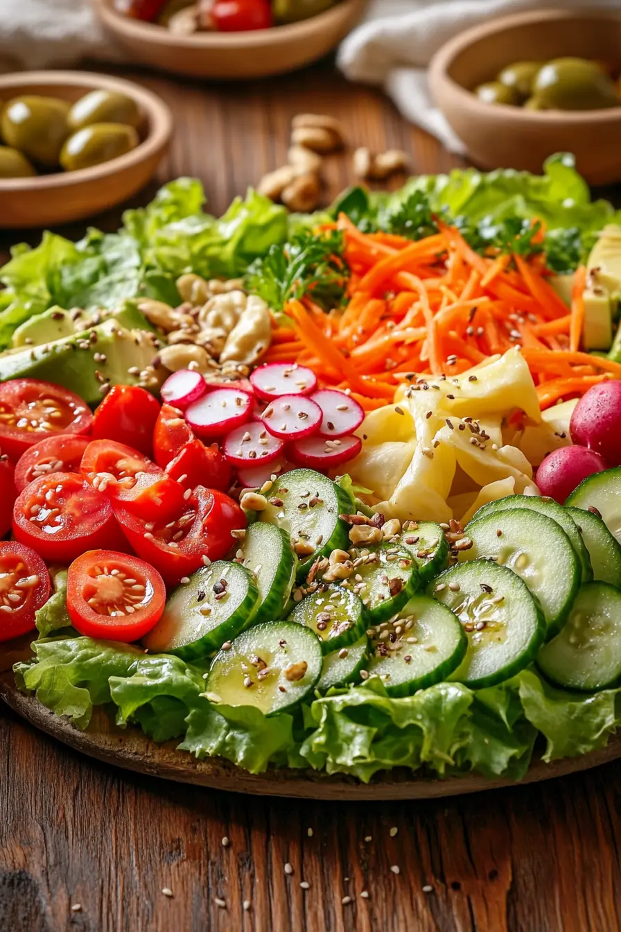 Idees de salades composees vegetariennes originales pour un dejeuner frais et equilibre