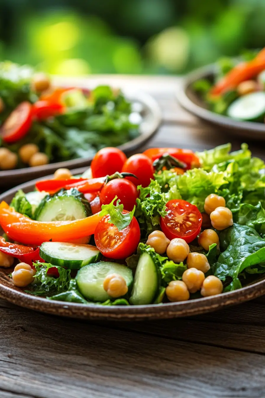 Idees fraiches de salades composees vegetariennes legeres a essayer