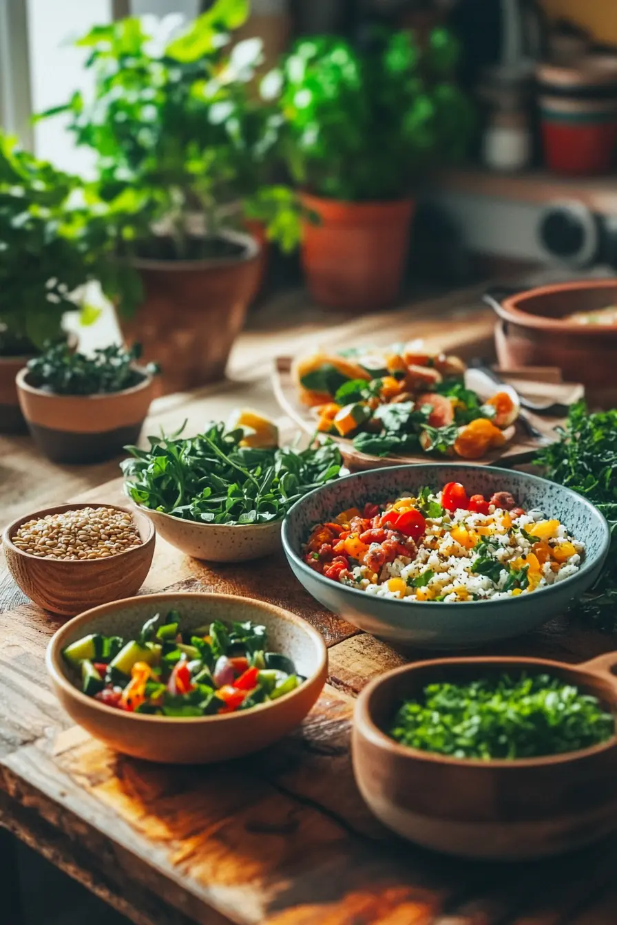 Idees gourmandes et saines de plats rapides sans ingredients transformes