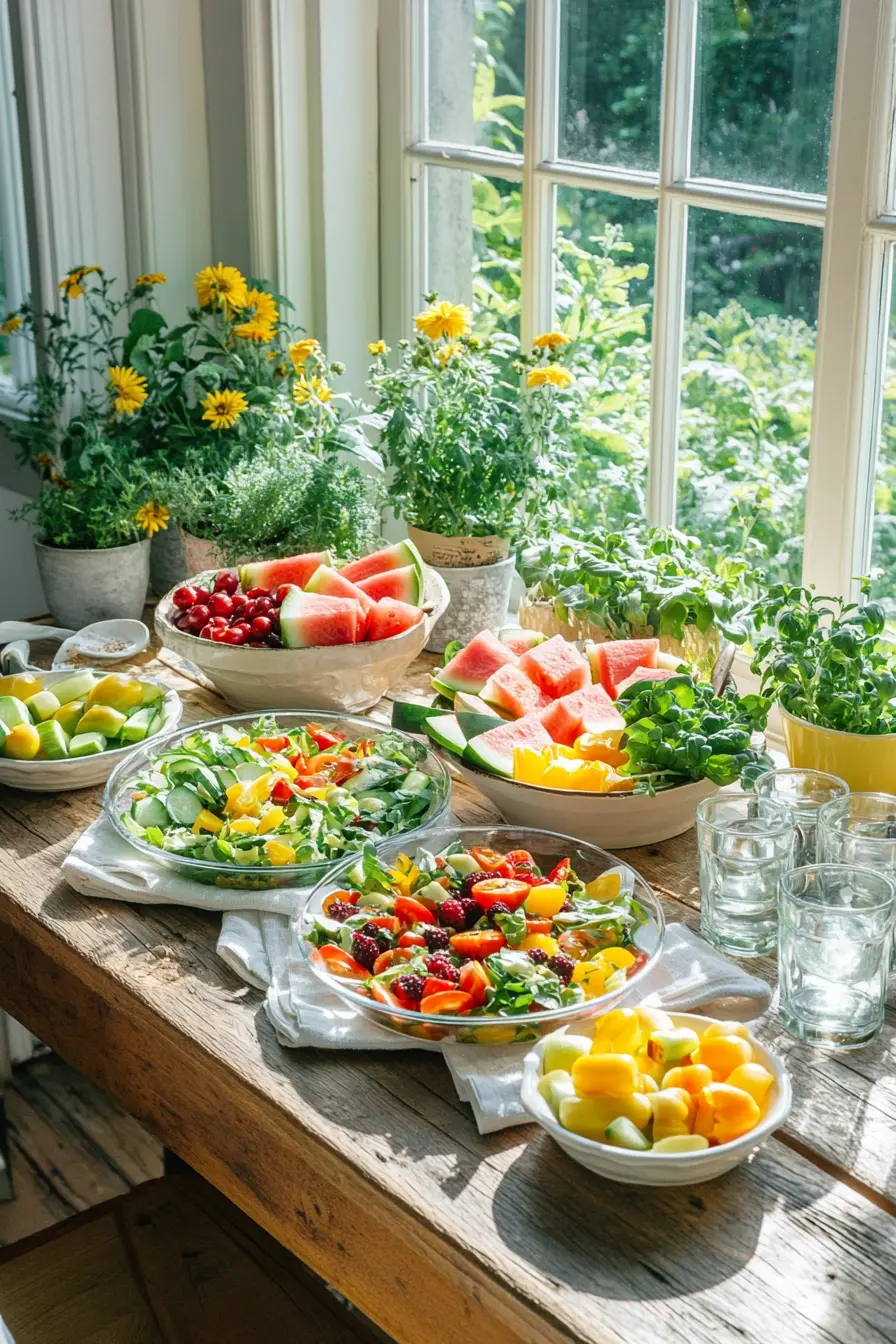 Inspirations de repas legers dete pour garder la forme naturellement