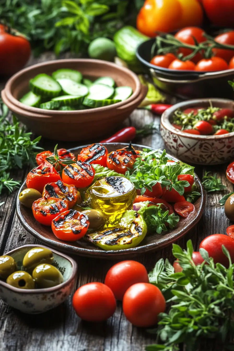 Les secrets des plats a base d huile d olive mediterraneen savoureux et equilibres