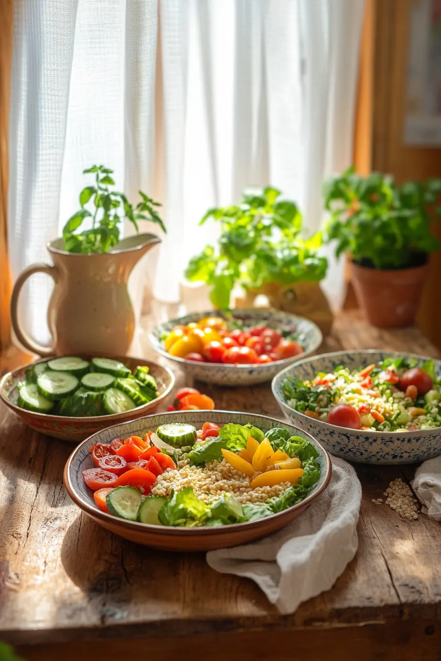 Menus estivaux riches en fibres pour une cuisine dete legere et equilibree