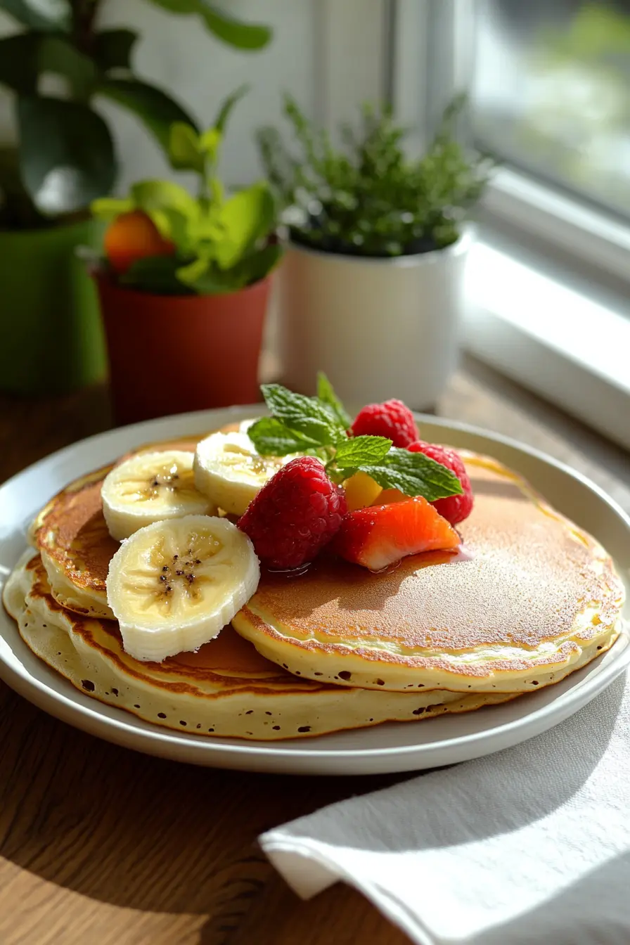 Pancakes legers petit dejeuner sain pour bien demarrer votre journee