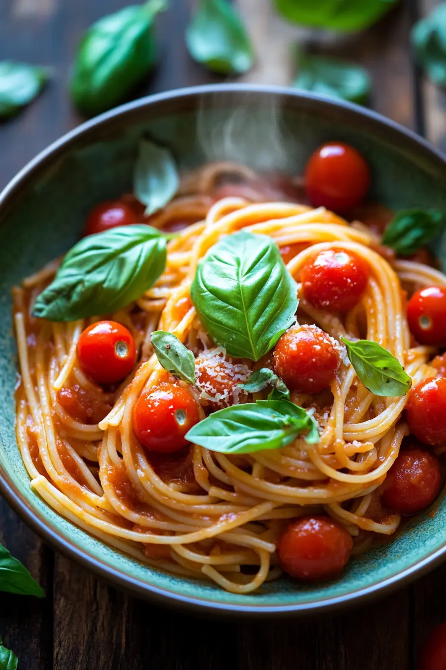 Pates sauce tomate maison healthy astuces pour un plat gourmand et leger