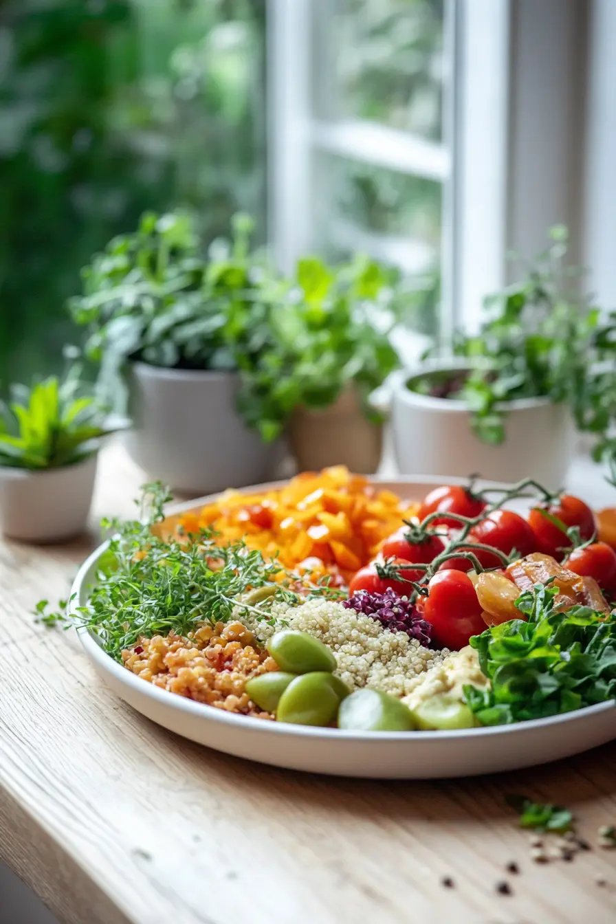 Plan menu vegetarien pour perte de poids facile et