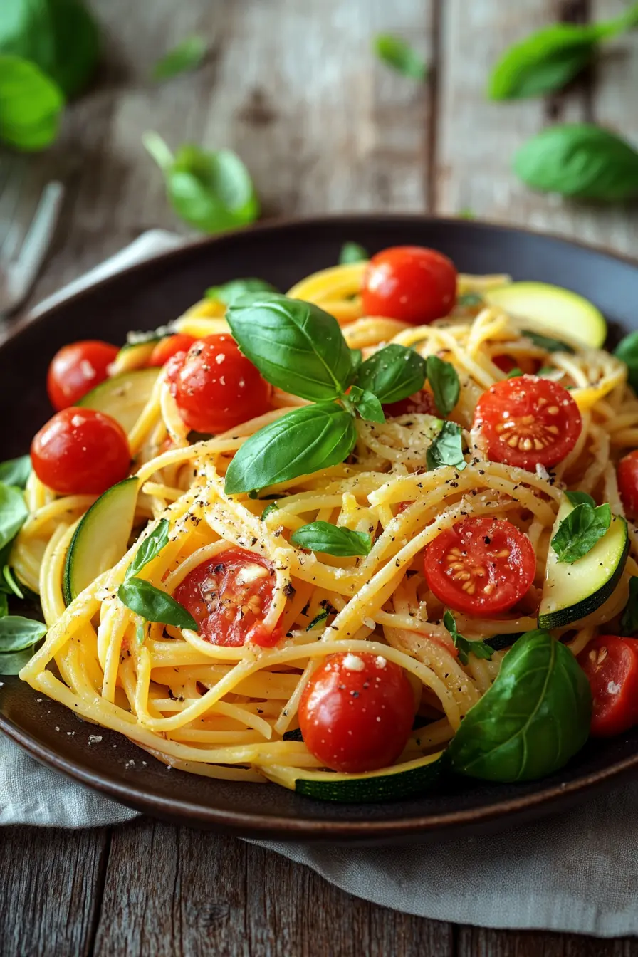 Plats de pates legers et savoureux aux ingredients frais et naturels