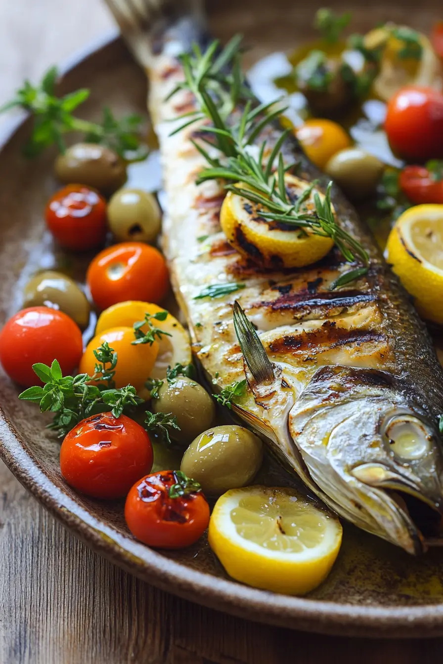 Poisson grille saveur mediterraneenne pour une recette saine et gourmande