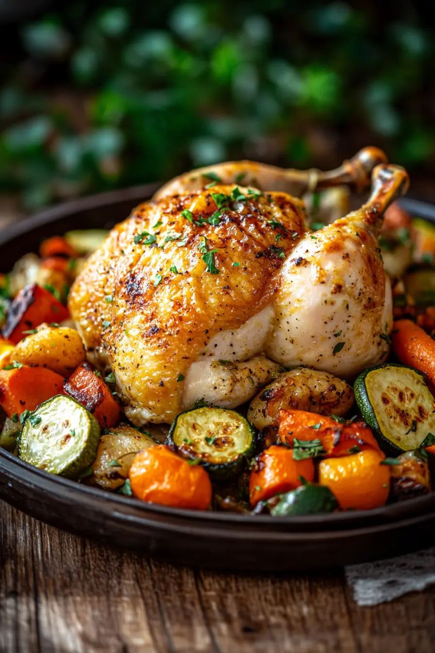 Poulet au four recettes legeres pour des repas sains et
