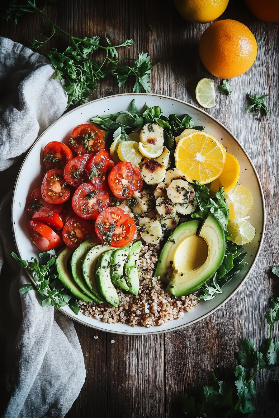 Prepare des recettes vegetariennes pour dejeuner sain riches en couleurs et vitamines