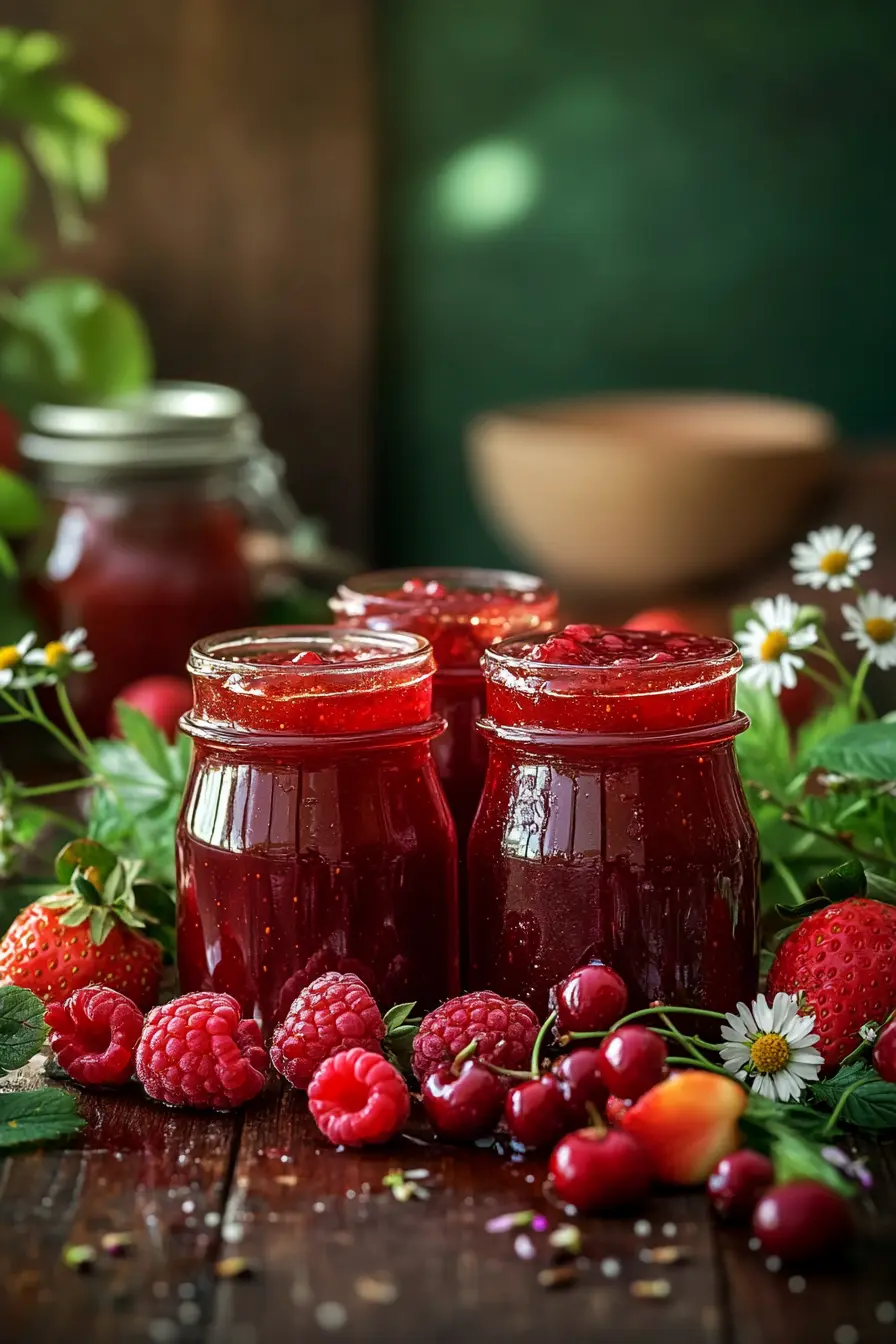 Preparez des confitures aux fruits rouges maison riches en saveurs fraiches