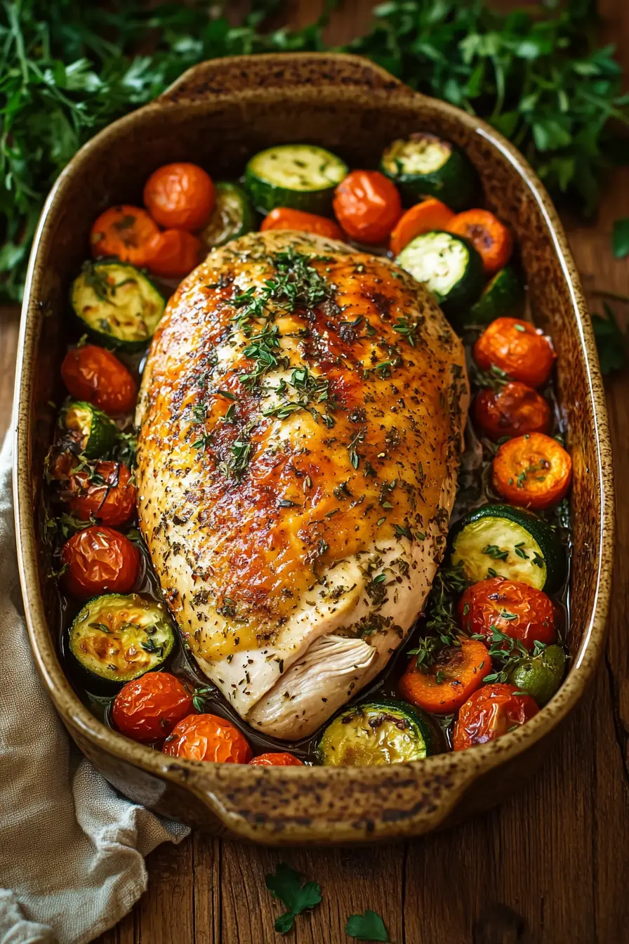 Preparez des recettes saines dinde au four riches en saveurs naturelles