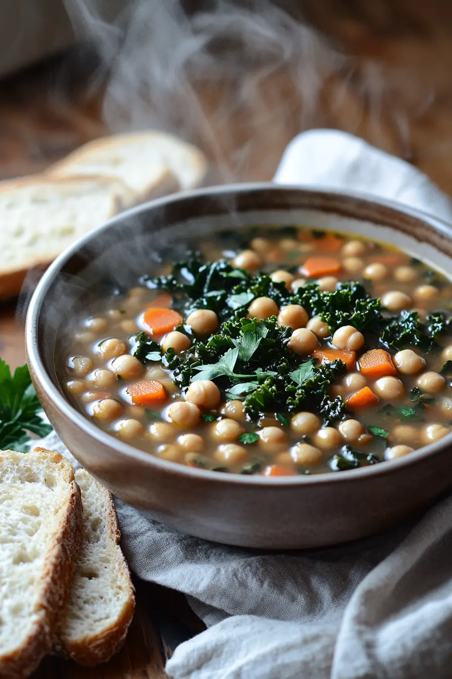 Preparez facilement une soupe vegetarienne riche en proteines reconfortante