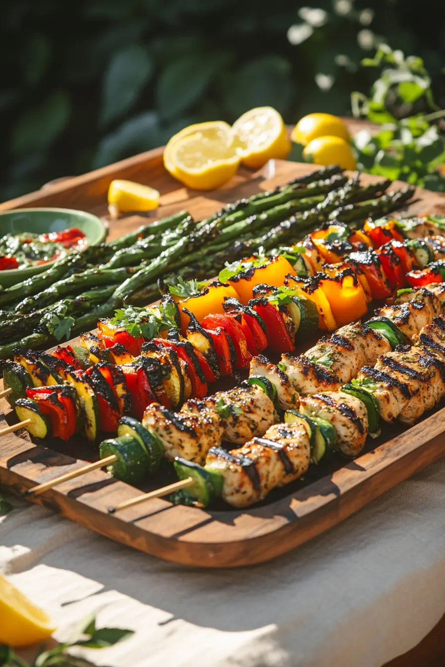 Preparez un menu barbecue leger pour diner sain et plein de fraicheur