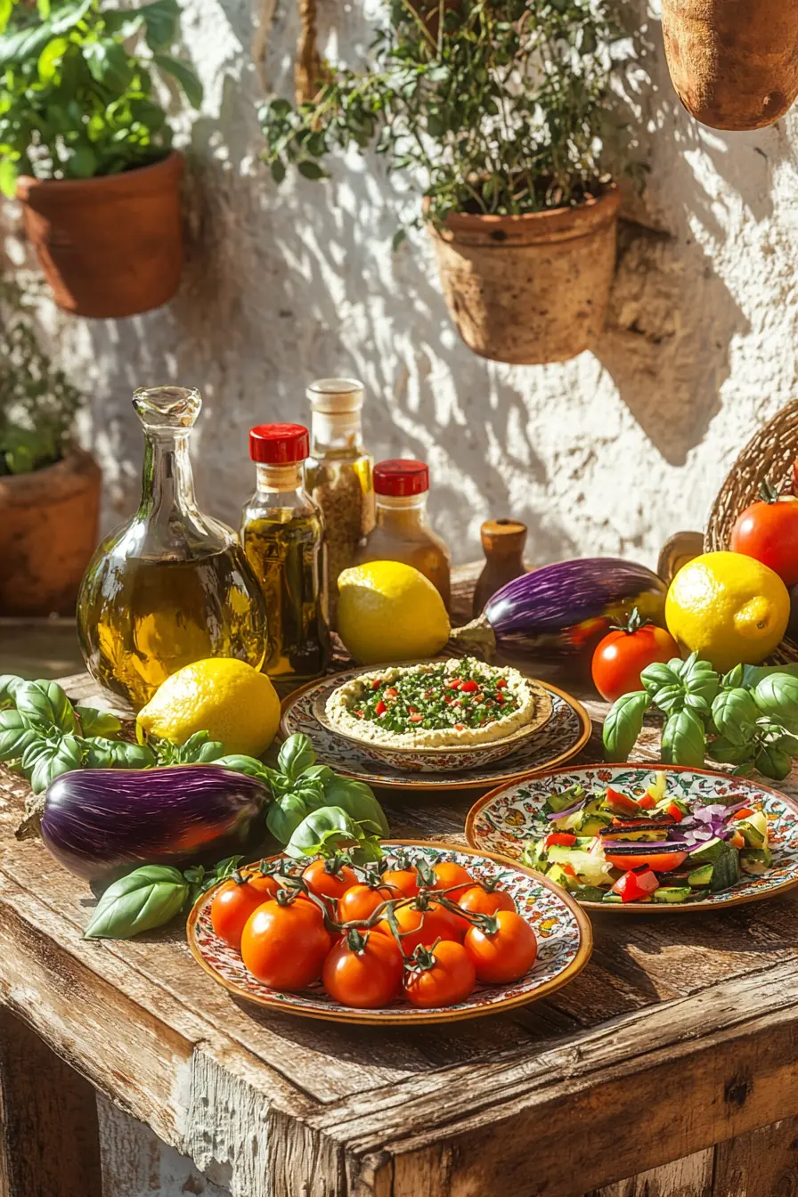 Preparez une cuisine mediterraneenne rapide et saine avec des ingredients frais