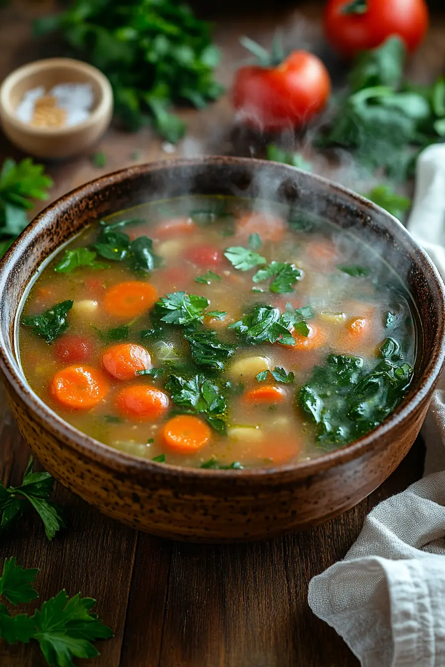 Preparez une soupe healthy rapide et equilibree ideale pour vos pauses gourmandes