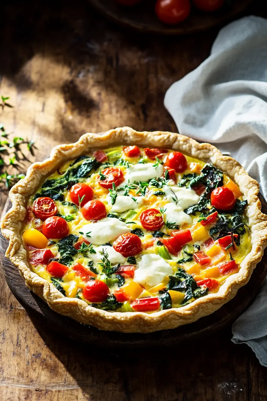 Quiches healthy au four riches en couleurs et saveurs naturelles