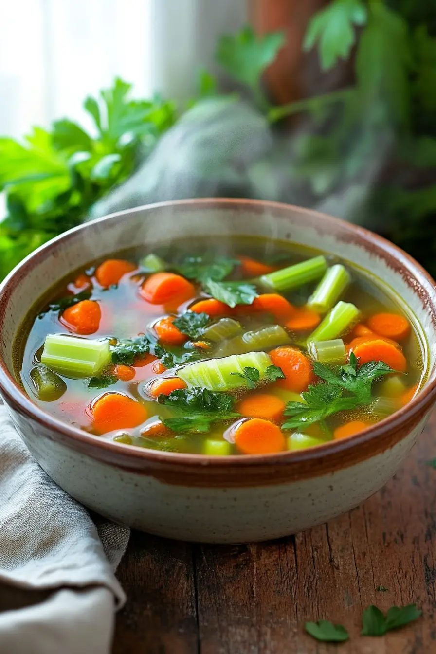 Recette de soupe facile et saine pour un repas reconfortant et leger