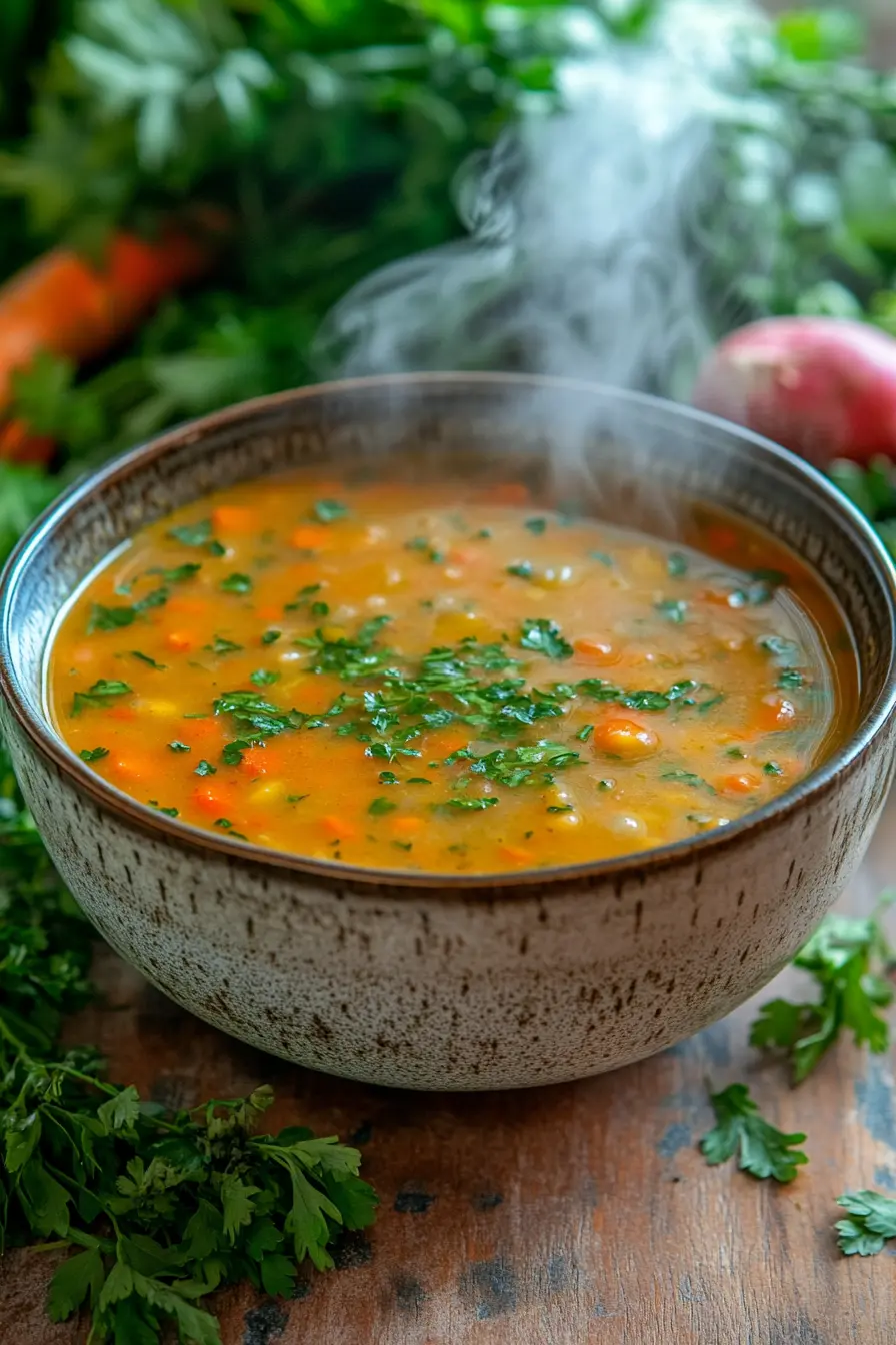Recette facile de soupe detox naturelle et nourrissante pour un bien etre quotidien