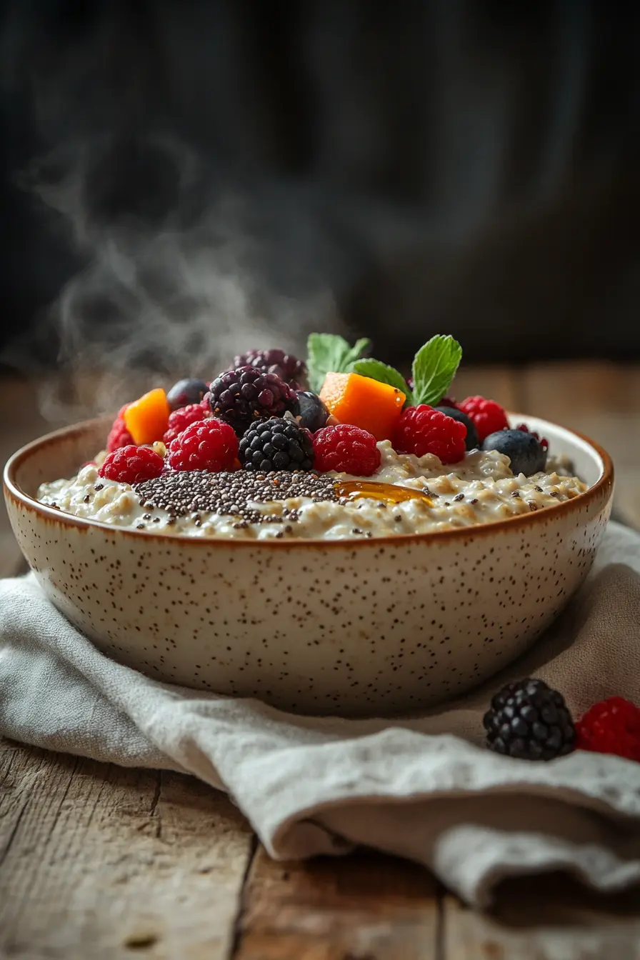 Recette gourmande de porridge aux graines petit dejeuner pour bien demarrer la journee
