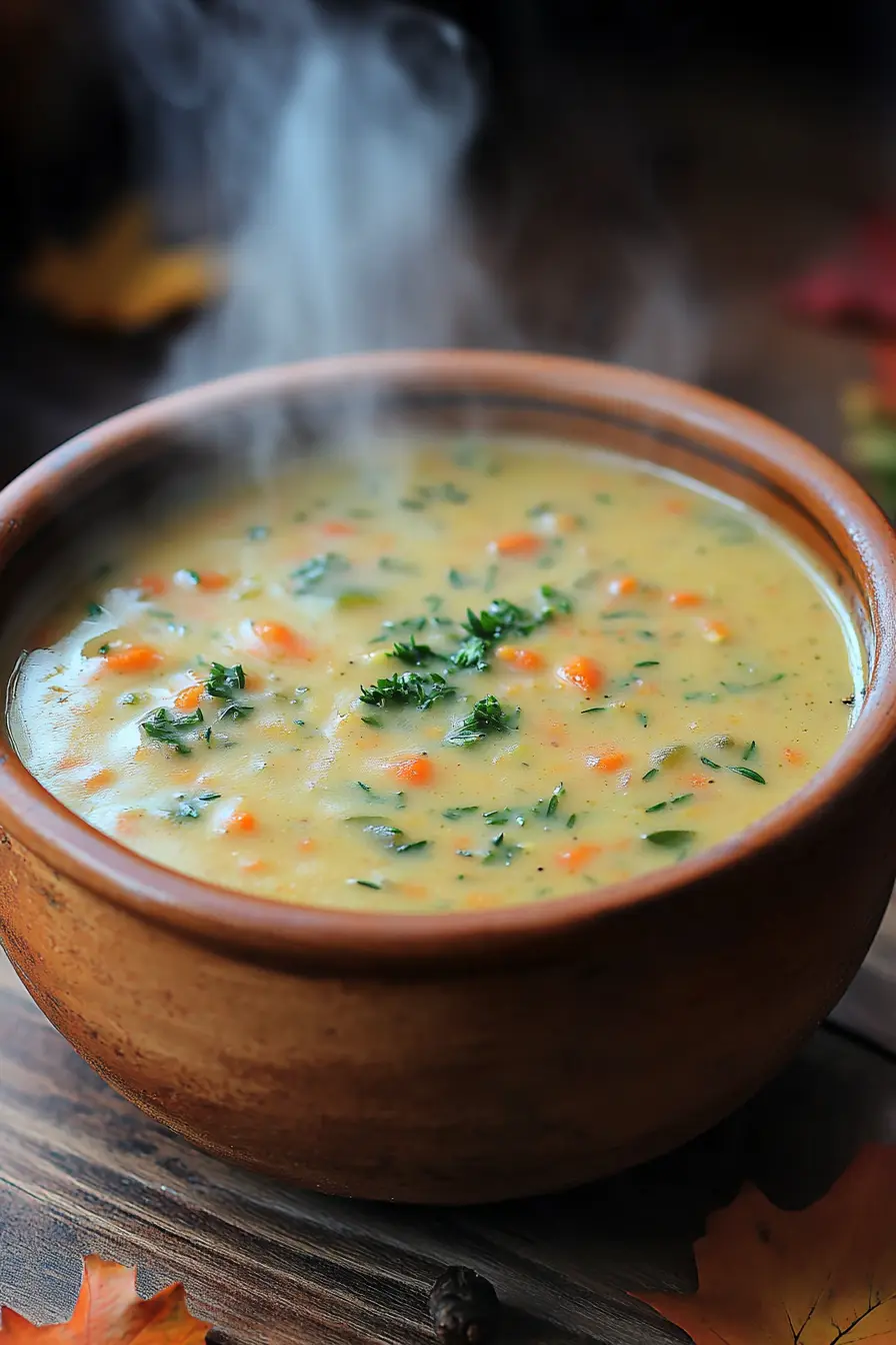 Recette gourmande idee soupe reconfortante sans lactose a tester