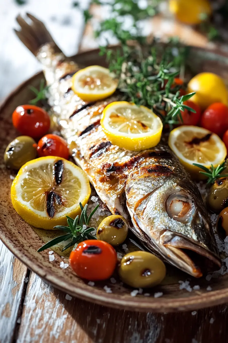 Recette saine de poisson grille saveur mediterraneenne pleine de fraicheur