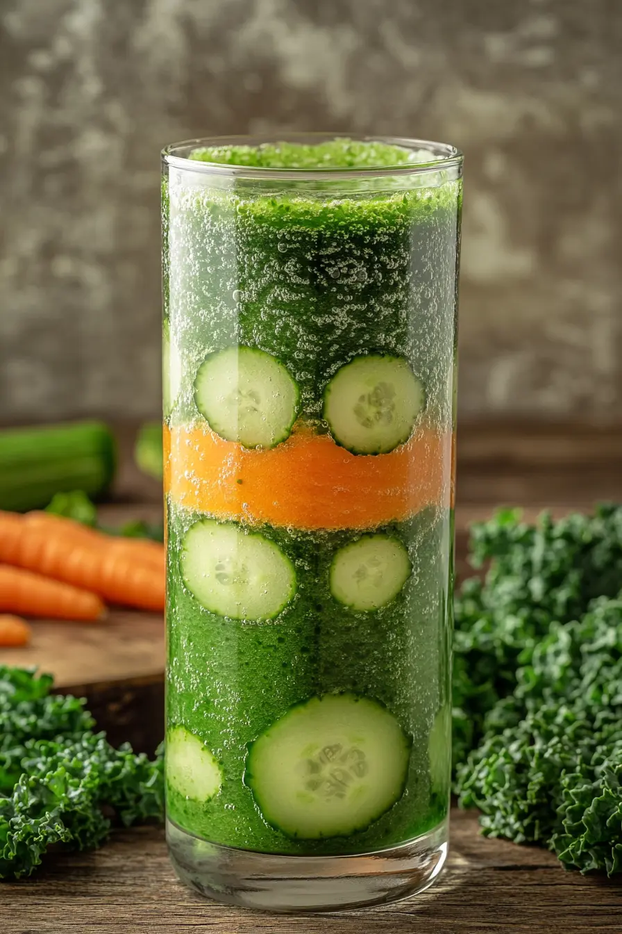 Recette simple de smoothie aux legumes sante pour une journee vitaminee