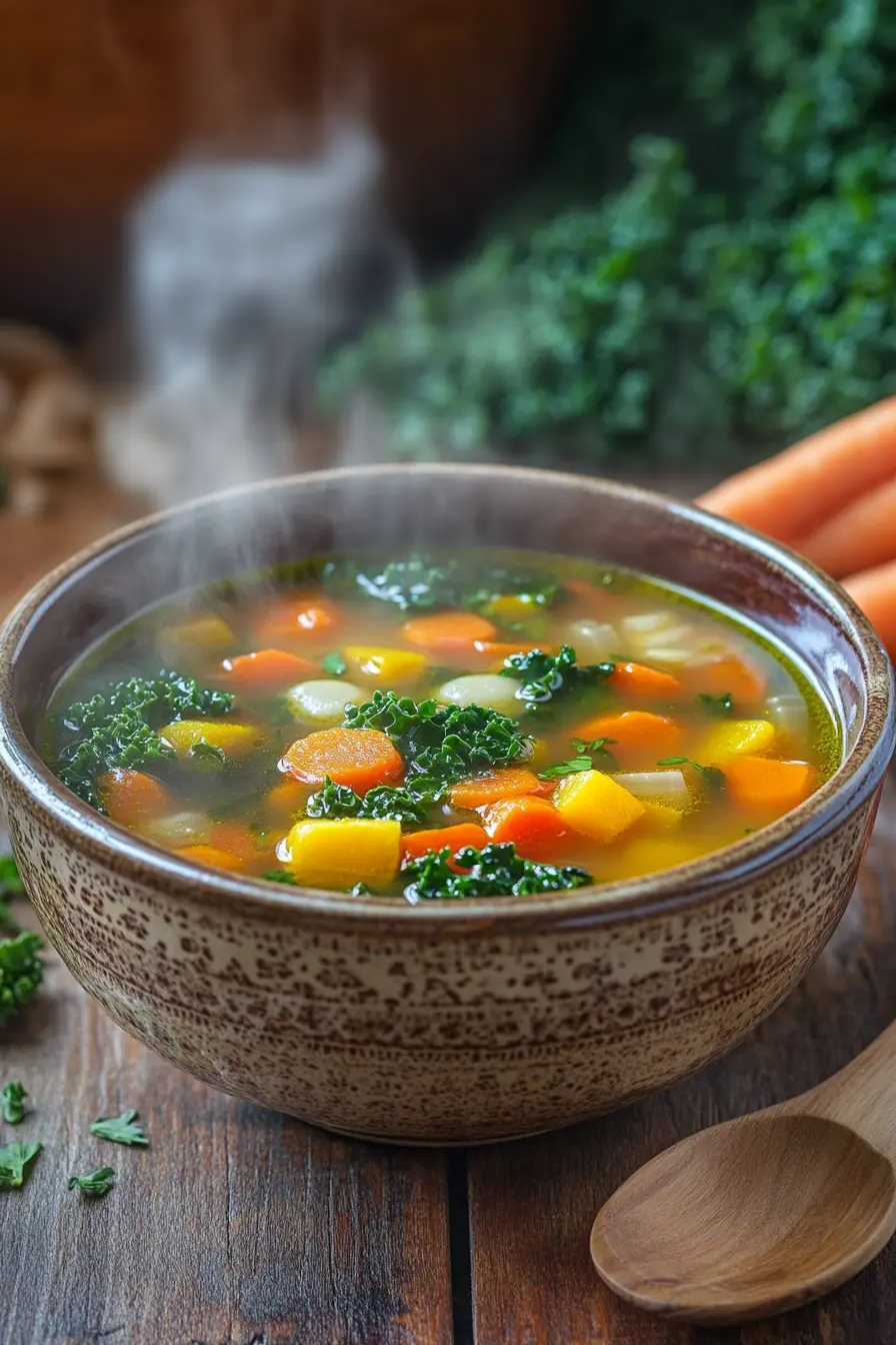 Recette simple pour apprendre comment faire soupe maison vitaminee delicieuse