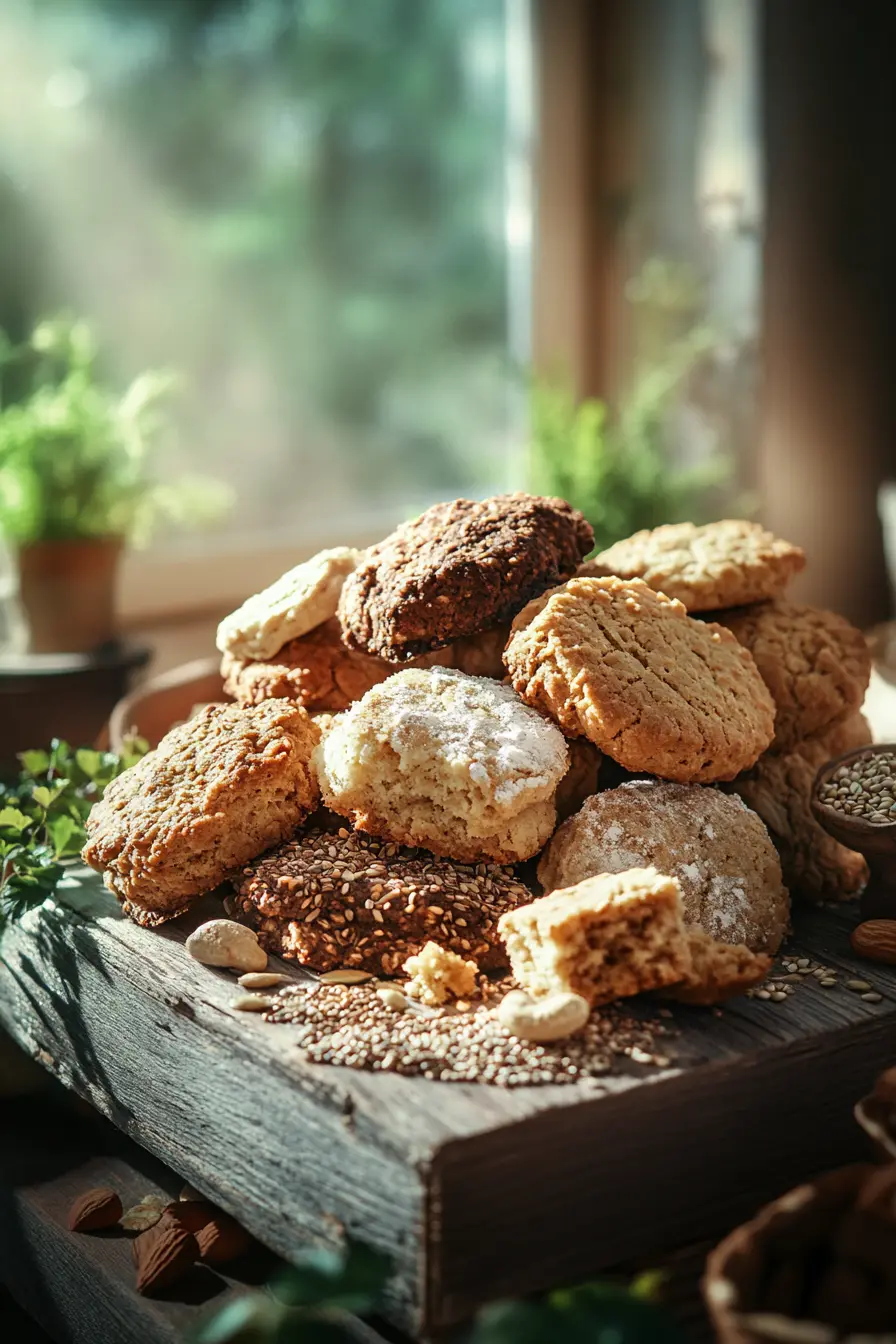 Recettes biscuits sans farine blanche naturelles pour un gouter equilibre