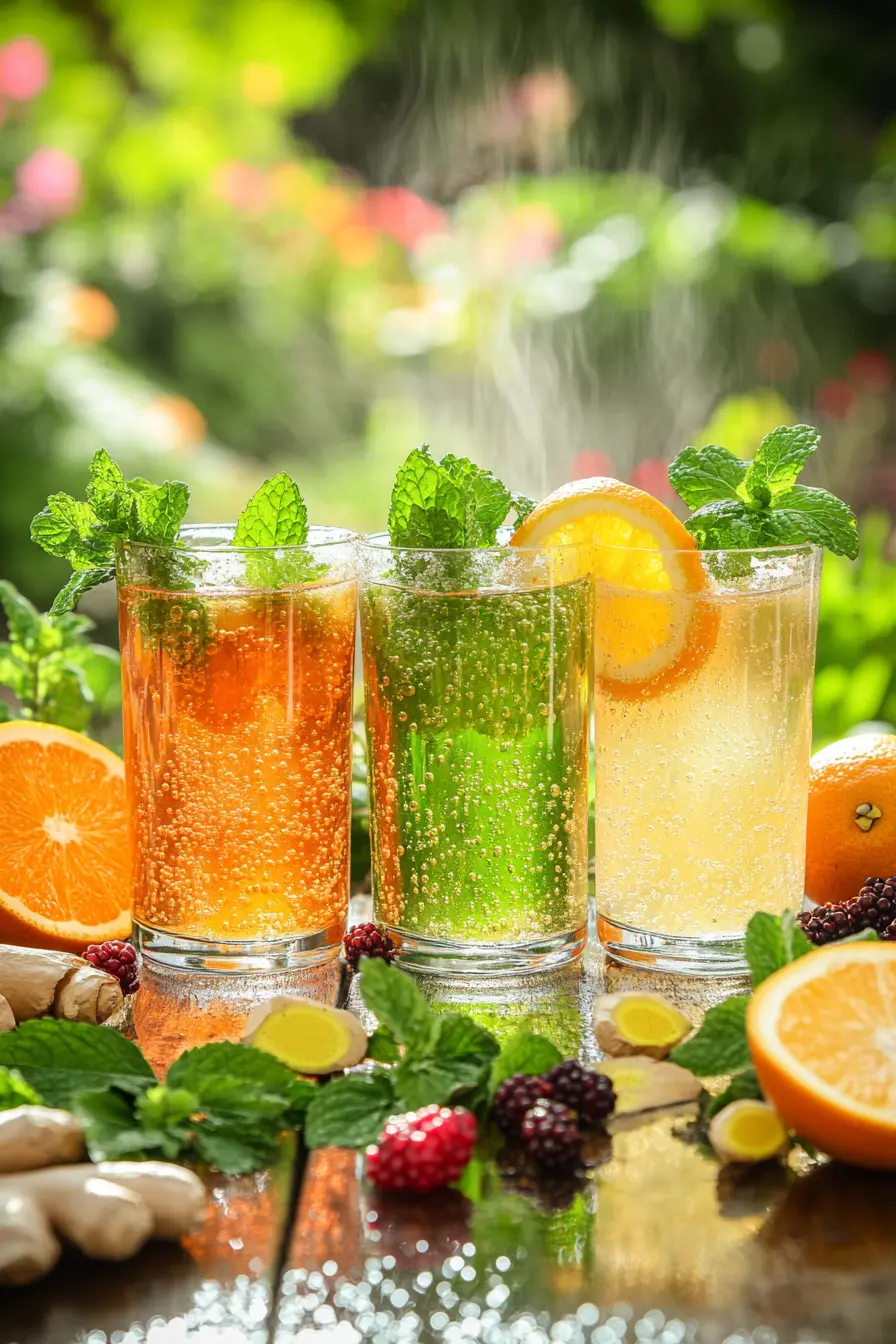 Recettes de boissons energetiques naturelles faites maison saines et savoureuses