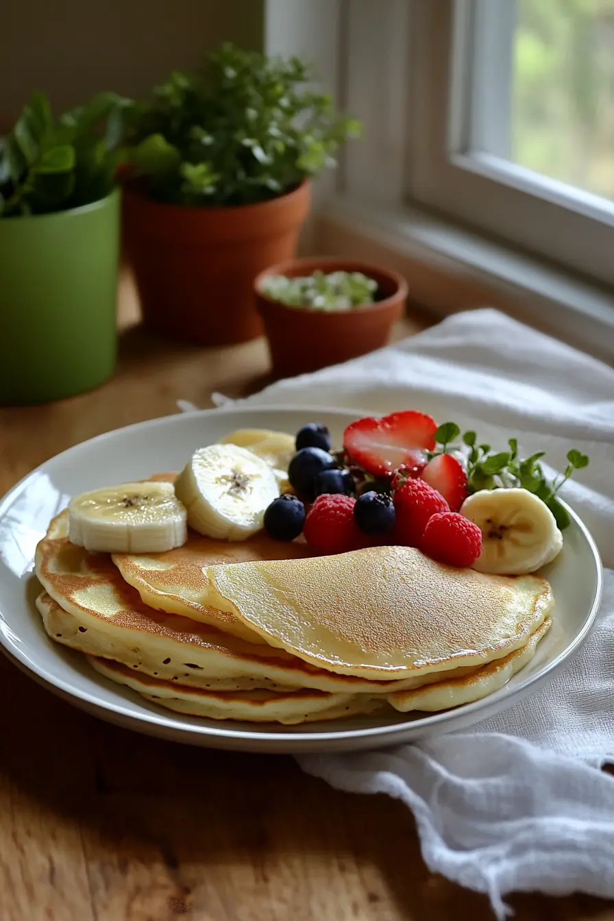 Recettes de pancakes legers petit dejeuner sain faciles a preparer